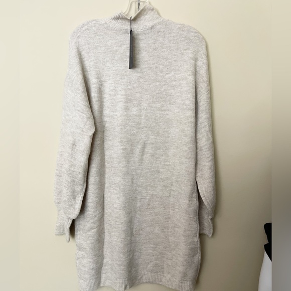 Vero Moda High Neck Long Sleeve Knit Mini Dress Size Medium NWT - Picture 2 of 5